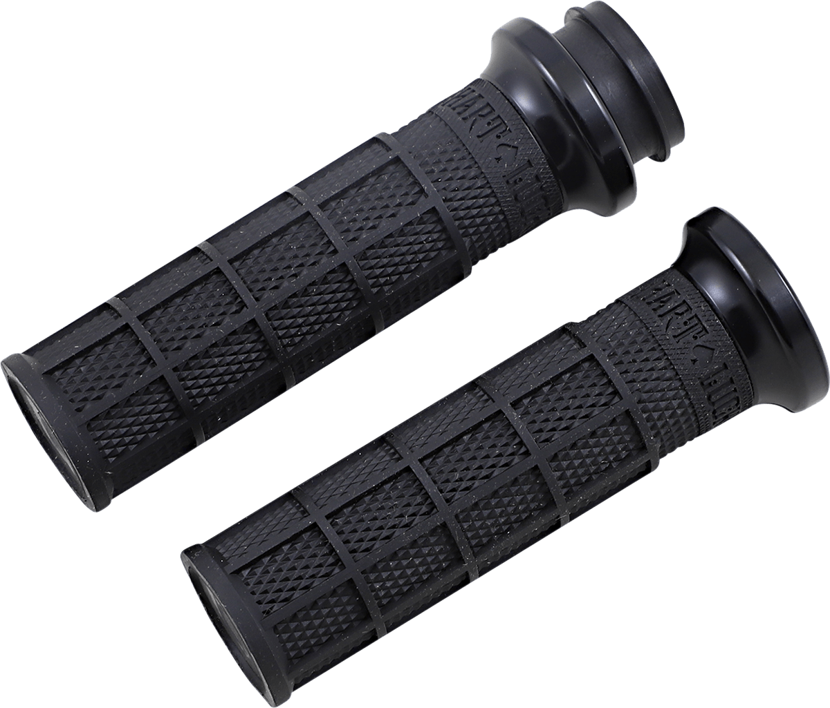 ODI-Hart-Luck Signature Lock-On™ Grips / Cable Throttle-Grips-MetalCore Harley Supply