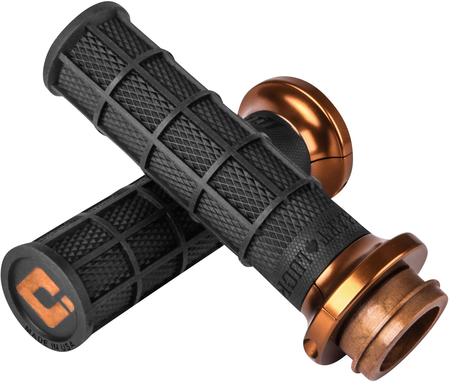 ODI-Hart-Luck Signature Lock-On™ Grips / TBW-Grips-MetalCore Harley Supply