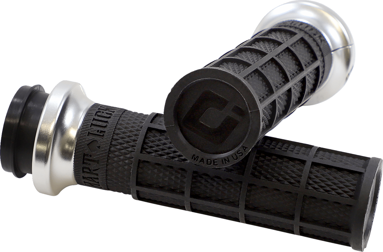 ODI-Hart-Luck Signature Lock-On™ Grips / TBW-Grips-MetalCore Harley Supply