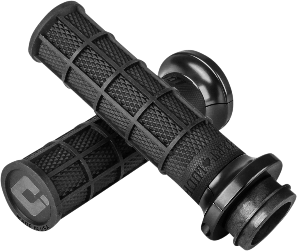 ODI-Hart-Luck Signature Lock-On™ Grips / TBW-Grips-MetalCore Harley Supply