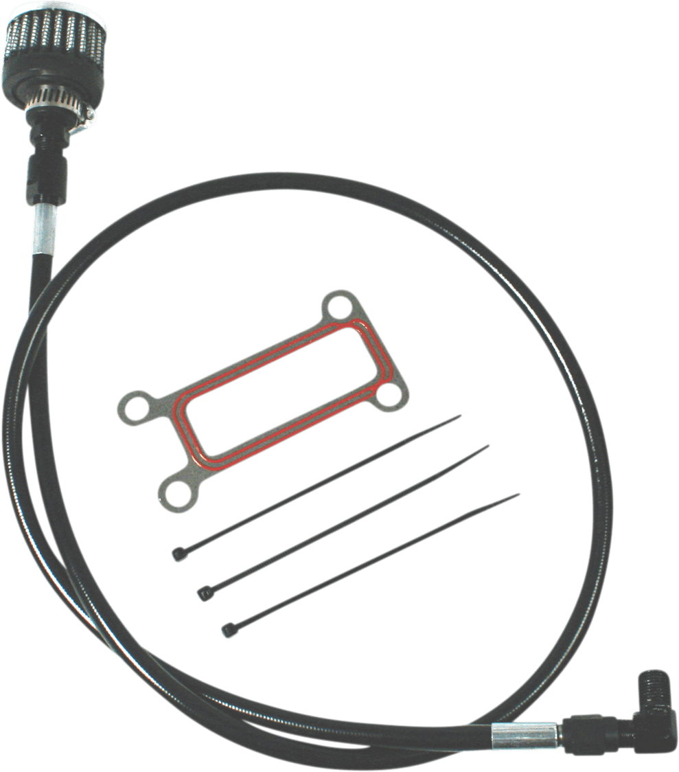FEULING-Oil Tank Breather Kit / Early Twin Cam-Breather Kit-MetalCore Harley Supply