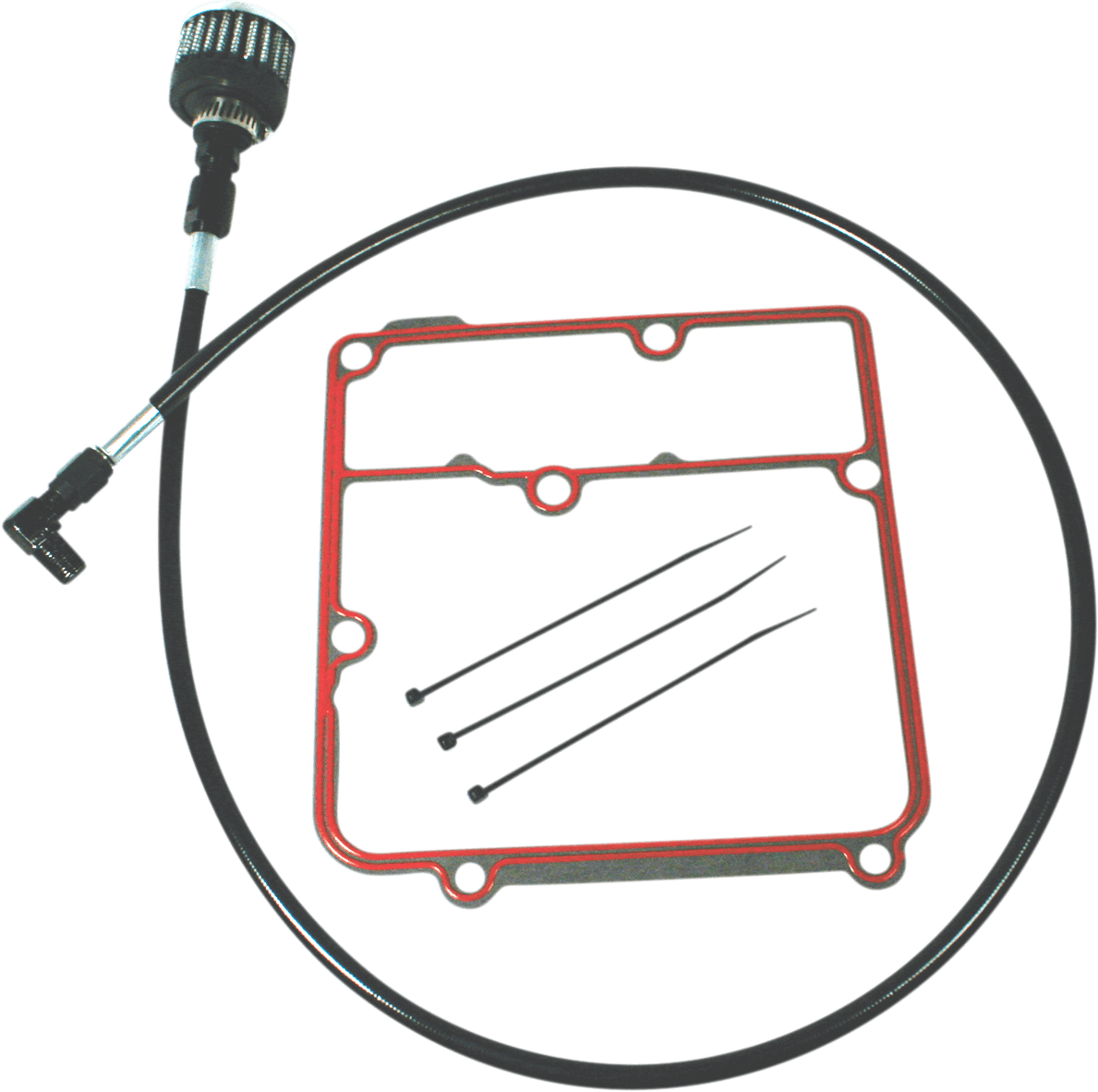 FEULING-Oil Tank Breather Kit / Early Twin Cam-Breather Kit-MetalCore Harley Supply