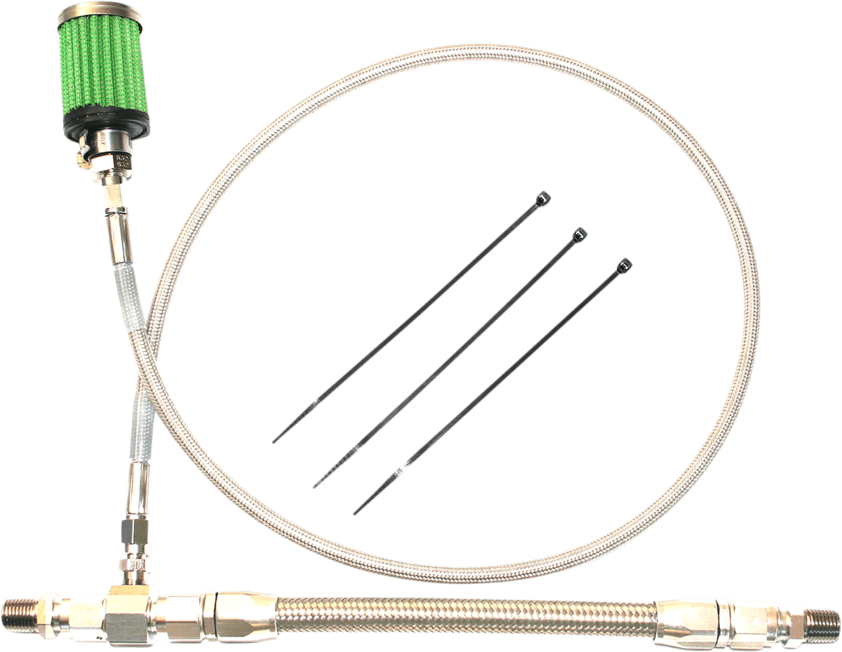 FEULING-Oil Tank Breather Kit / Early Twin Cam-Breather Kit-MetalCore Harley Supply