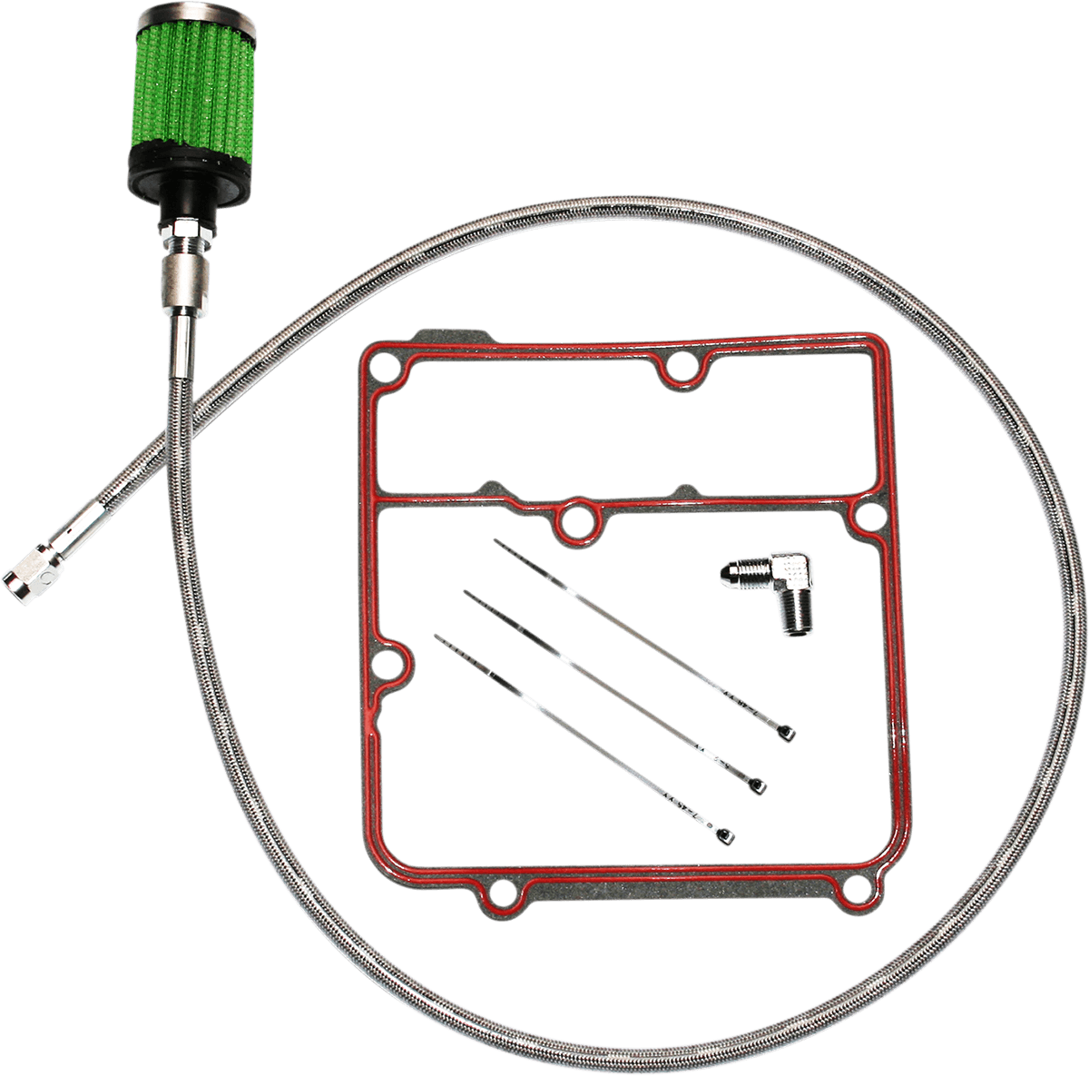 FEULING-Oil Tank Breather Kit / Early Twin Cam-Breather Kit-MetalCore Harley Supply