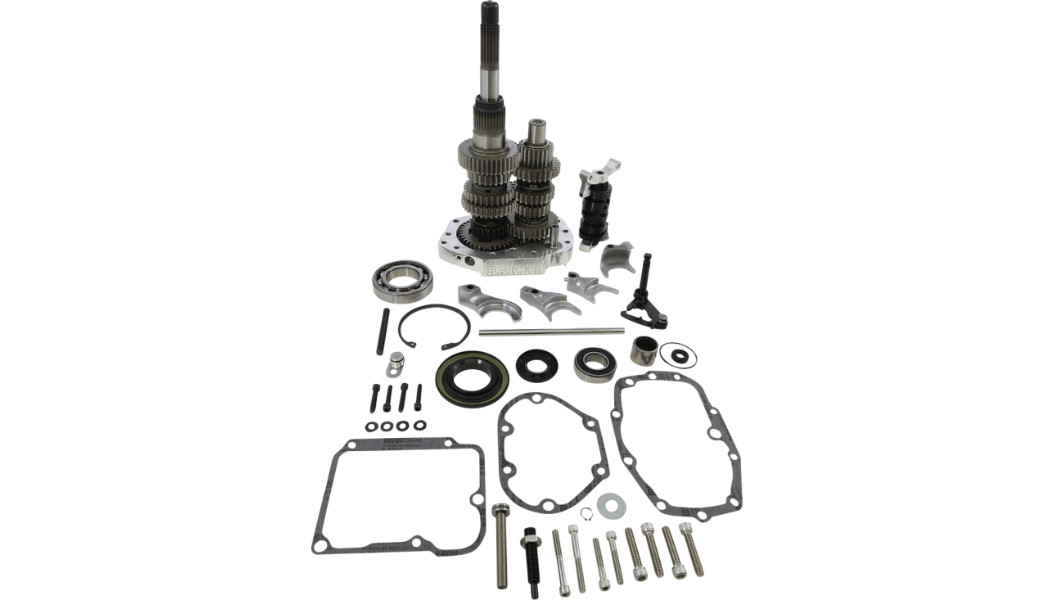 BAKER DRIVETRAIN-Overdrive 6-Speed Gear Set / '01-'05 Dyna-Transmission Gear Set-MetalCore Harley Supply