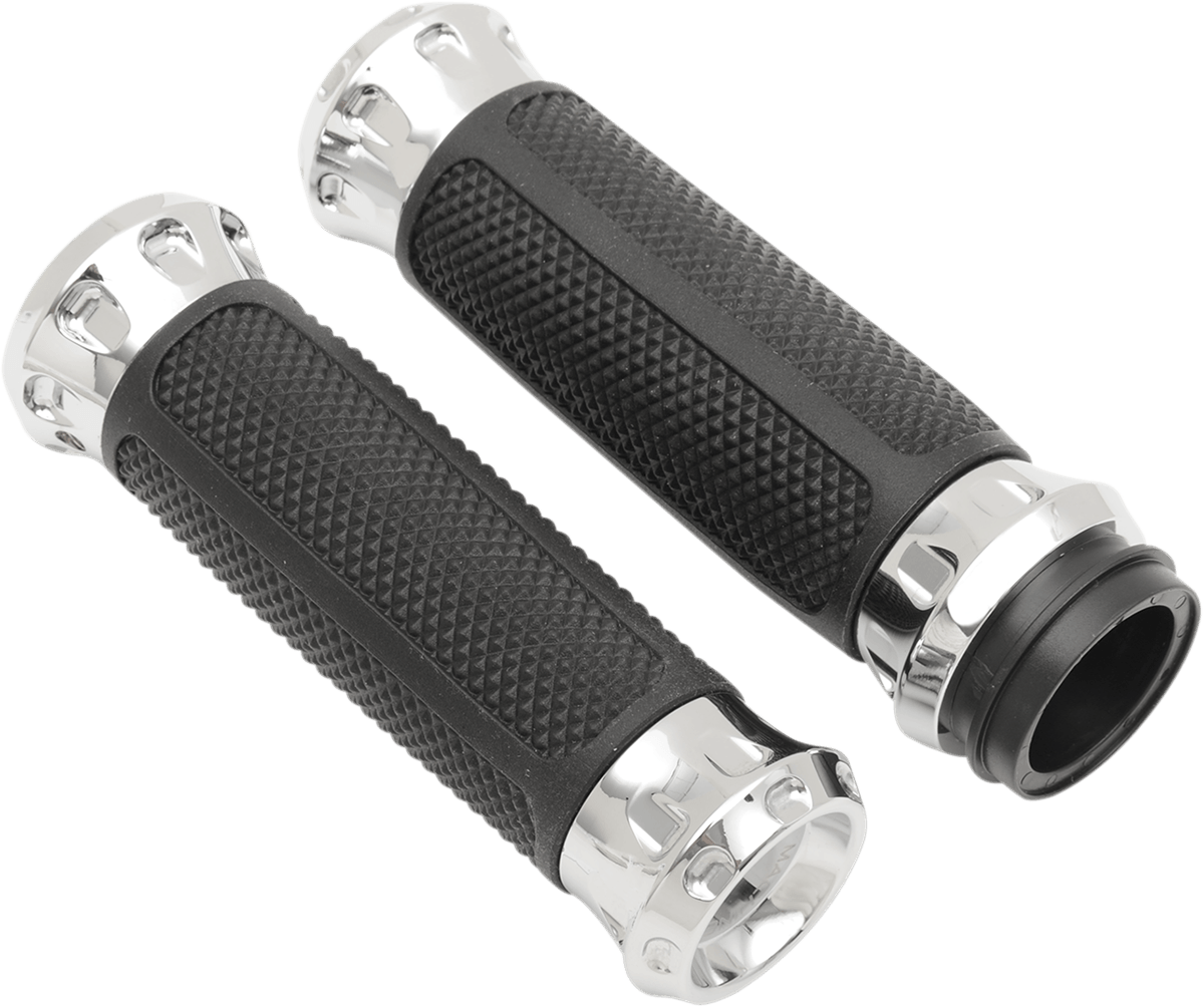 PERFORMANCE MACHINE-Overdrive Custom Grips / Throttle By Wire-Grips-MetalCore Harley Supply
