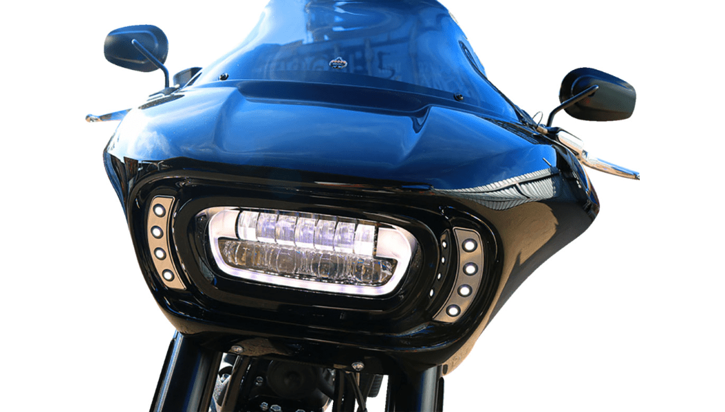 PAUL YAFFE-Quad Daytime Running Light Kit / Chrome-Running Light / Turn Signal-MetalCore Harley Supply