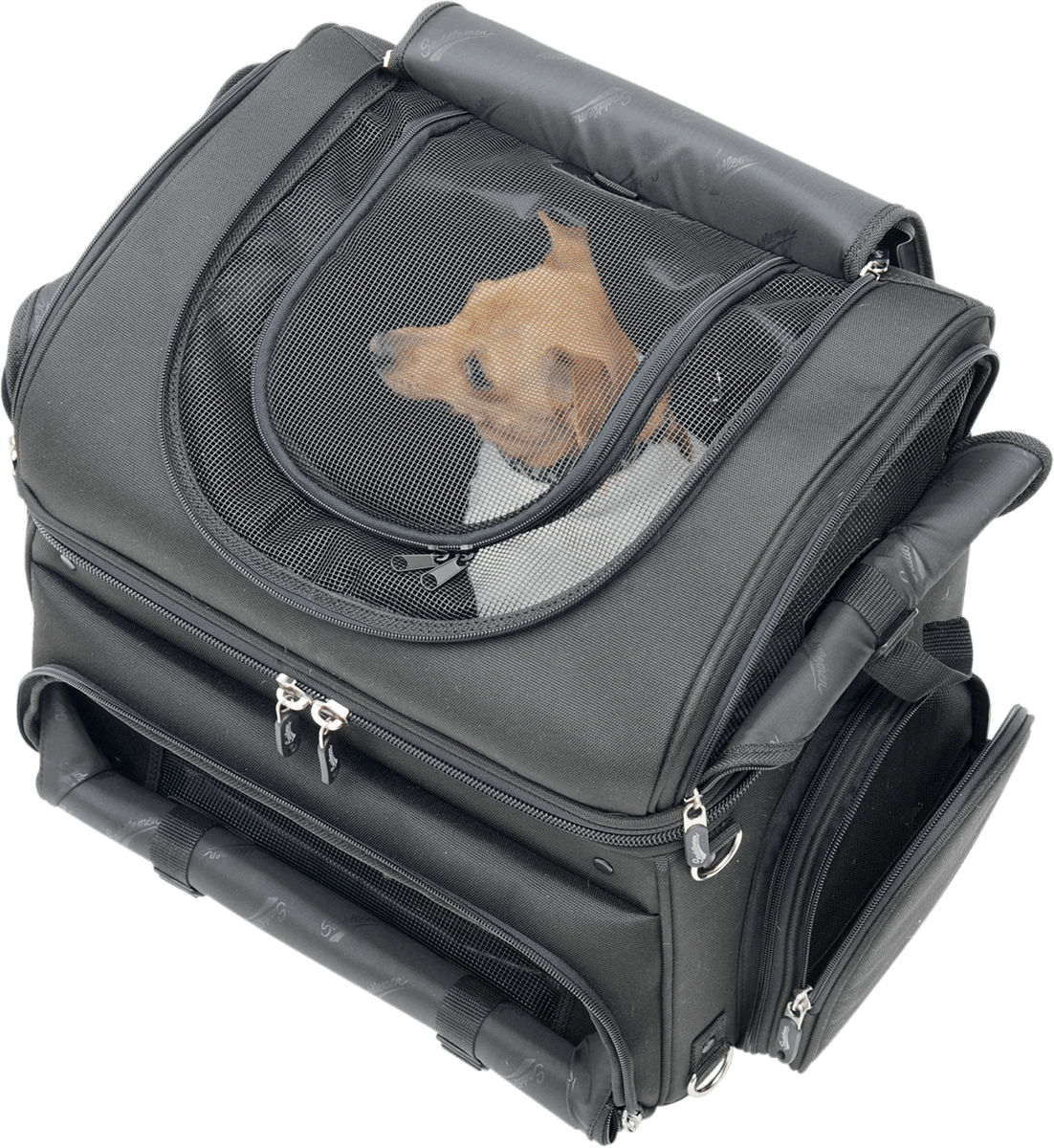 SADDLEMEN-Pet Voyager-Dog Carrier-MetalCore Harley Supply