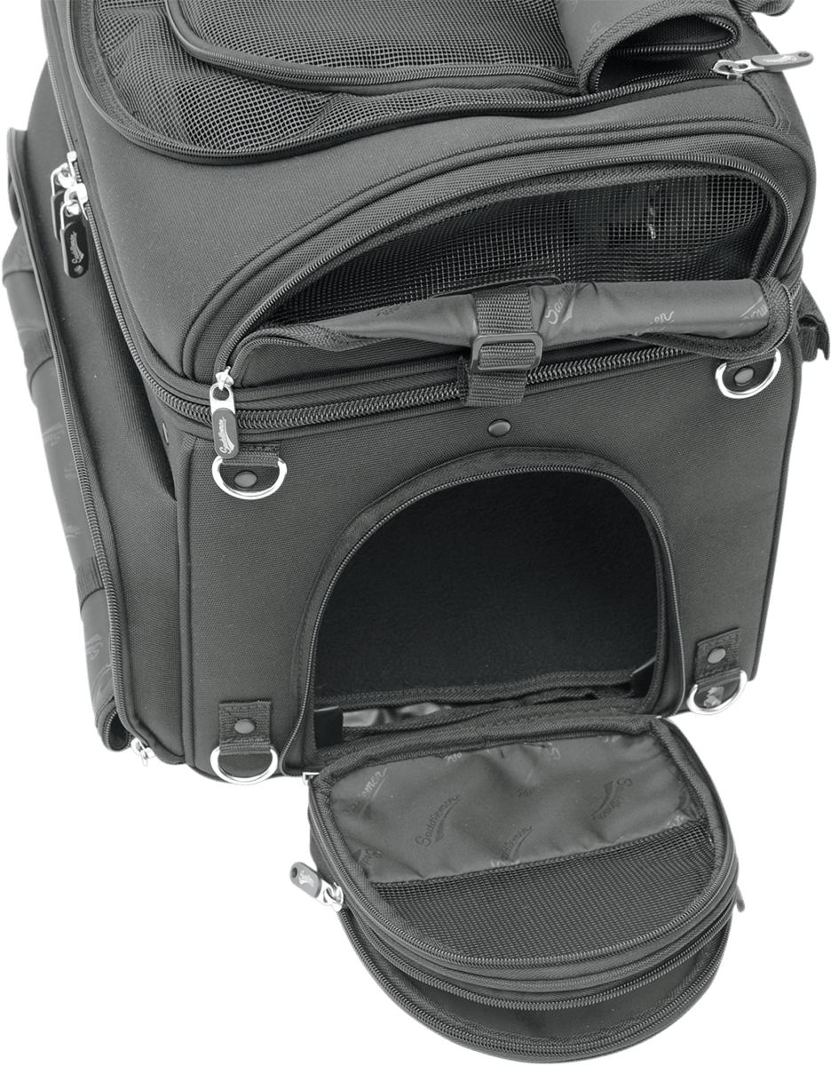 SADDLEMEN-Pet Voyager-Dog Carrier-MetalCore Harley Supply