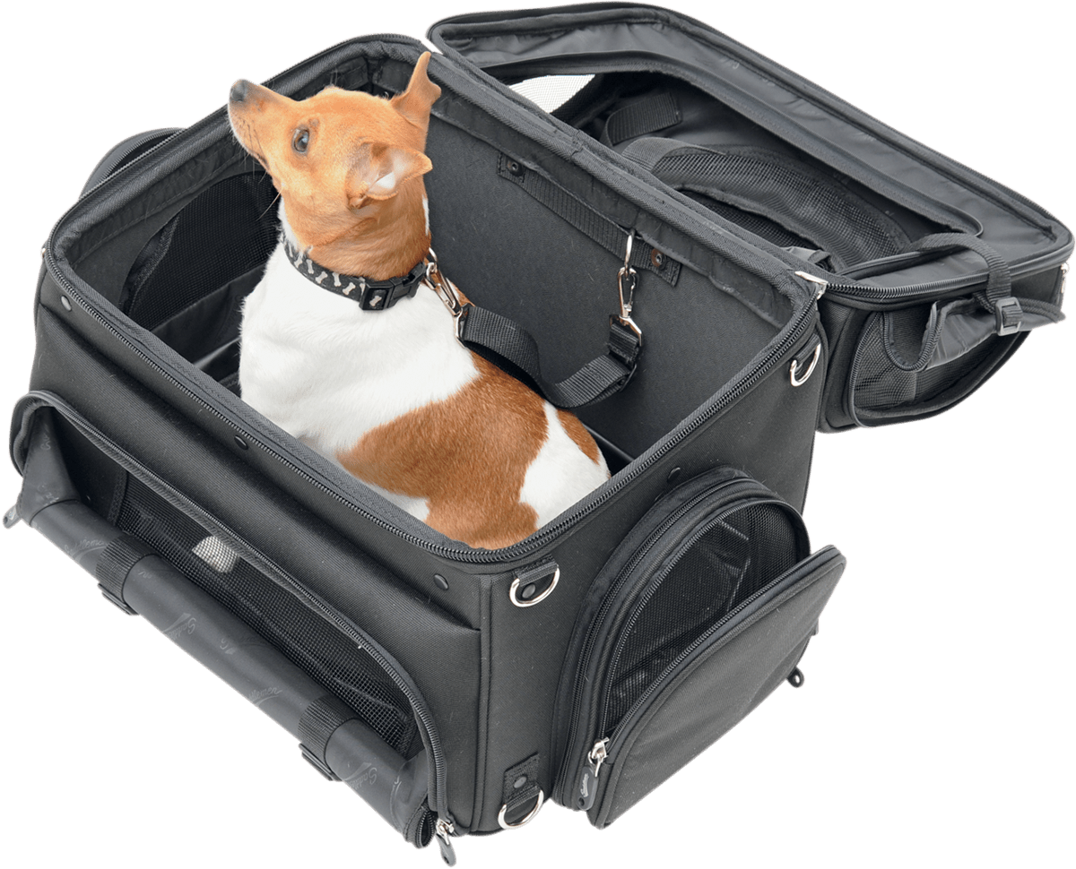 SADDLEMEN-Pet Voyager-Dog Carrier-MetalCore Harley Supply