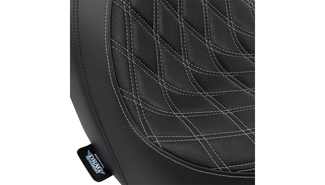 DRAG SPECIALTIES-Predator Seat / M8 Softail-Seats-MetalCore Harley Supply