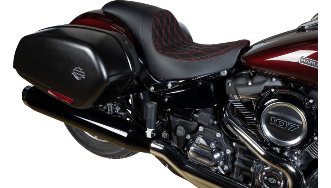 DRAG SPECIALTIES-Predator Seat / M8 Softail-Seats-MetalCore Harley Supply