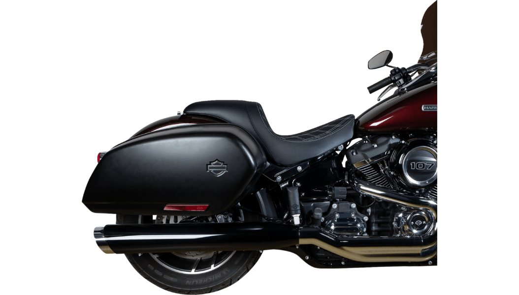 DRAG SPECIALTIES-Predator Seat / M8 Softail-Seats-MetalCore Harley Supply