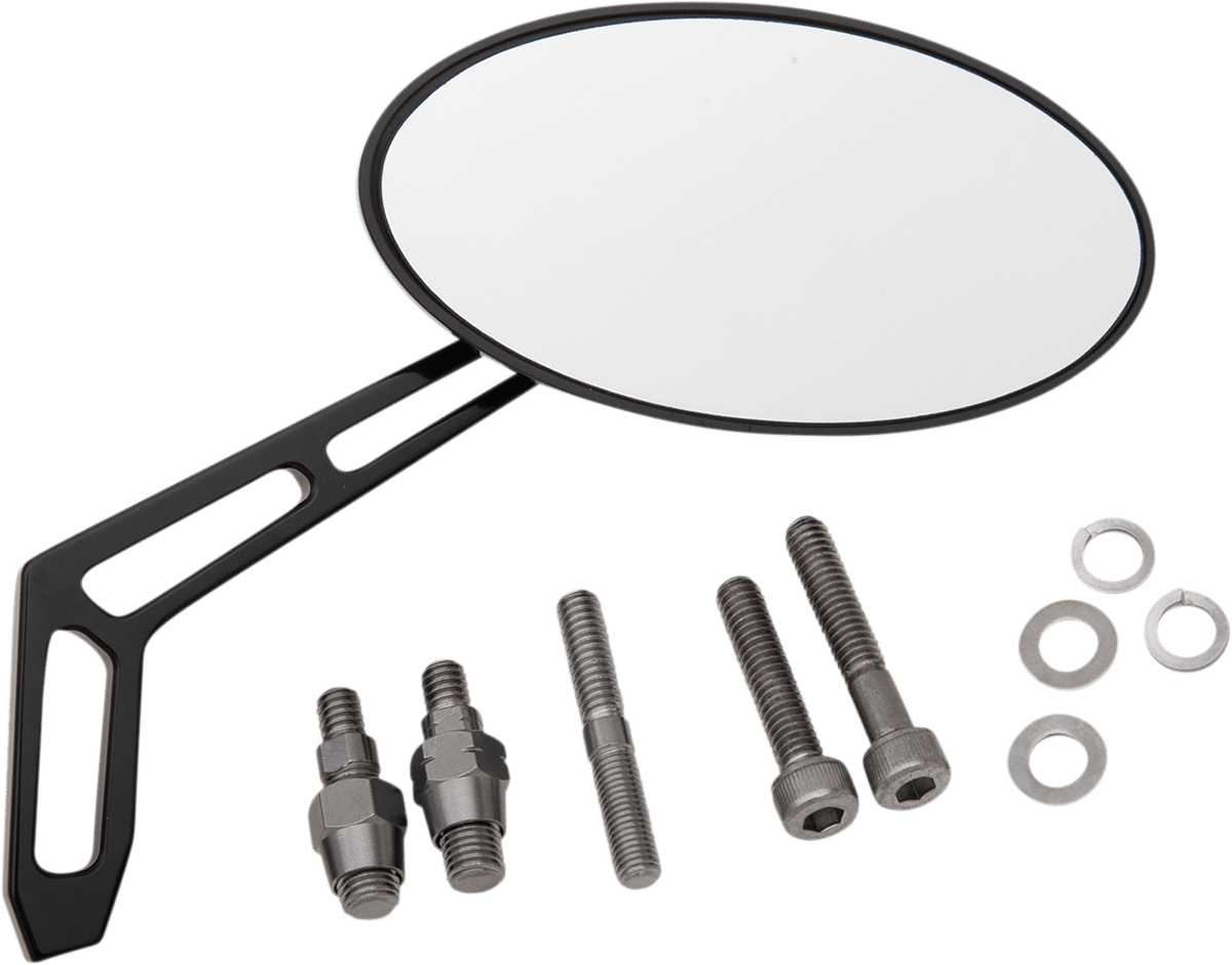 PRO-ONE-Weekend Warrior Mirrors / Black-Mirrors-MetalCore Harley Supply