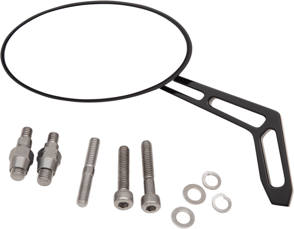 PRO-ONE-Weekend Warrior Mirrors / Black-Mirrors-MetalCore Harley Supply