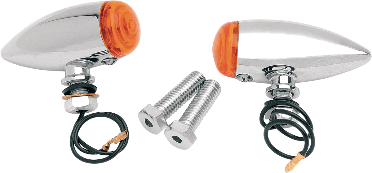 PRO-ONE-Bullet Marker Lights-Turn Signals-MetalCore Harley Supply