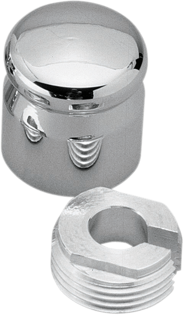 PRO-ONE-Chrome Billet Choke Cable Knob Covers-Choke Cable Knob-MetalCore Harley Supply