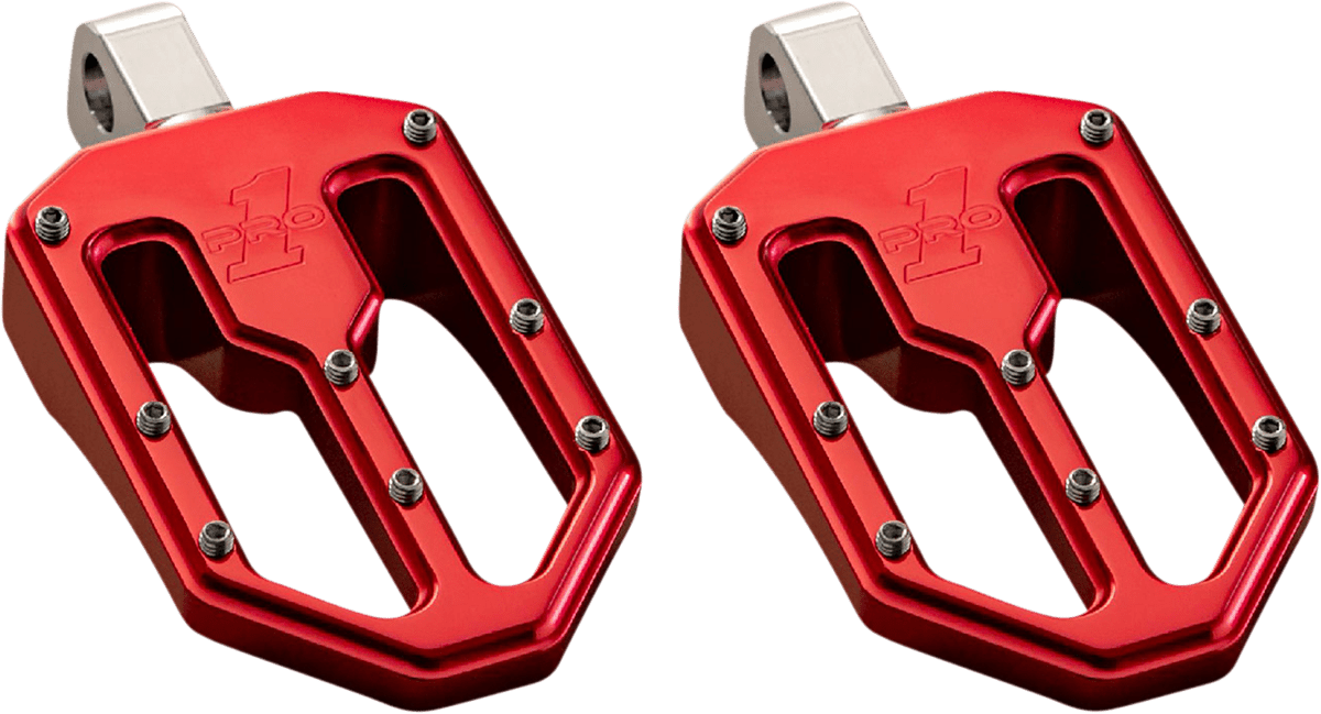 PRO-ONE-Moto Billet Foot Pegs / Standard & M8-Footpegs-MetalCore Harley Supply