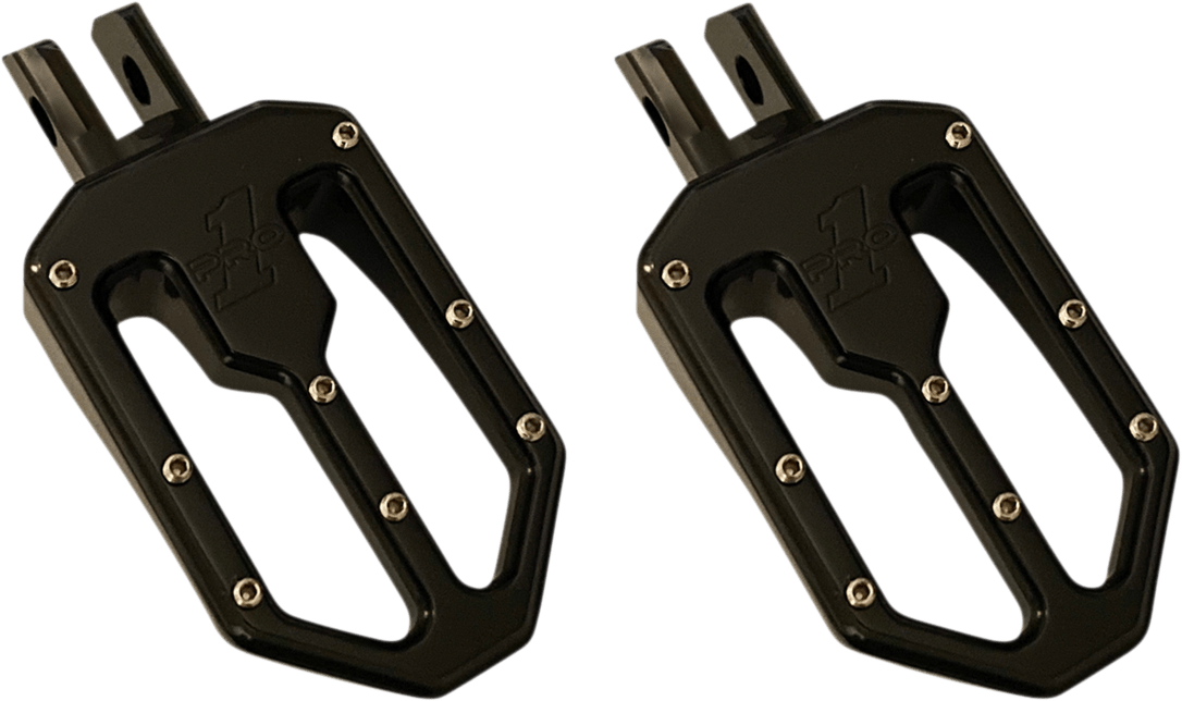 PRO-ONE-Moto Billet Foot Pegs / Standard & M8-Footpegs-MetalCore Harley Supply