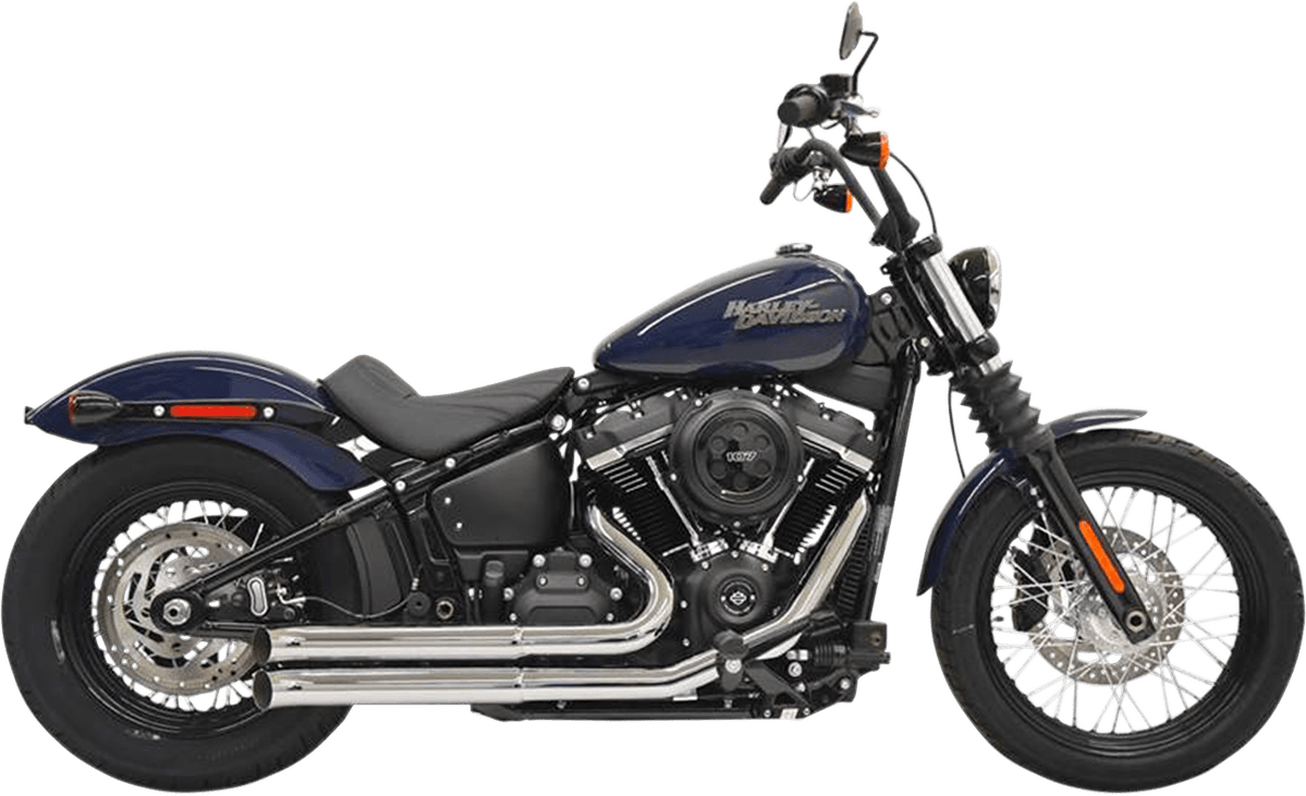 BASSANI-Pro-Street Exhaust System / '18-'21 M8-Exhaust - Dual-MetalCore Harley Supply