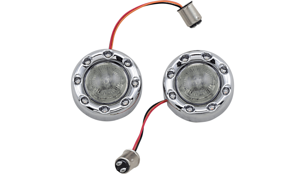 CUSTOM DYNAMICS-ProBEAM Bullet Ringz 1157 Rear Turn Signals / '07-'23-Turn Signals / Brake Light-MetalCore Harley Supply