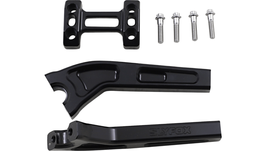 SLYFOX-Pullback Handlebar Risers-Risers-MetalCore Harley Supply