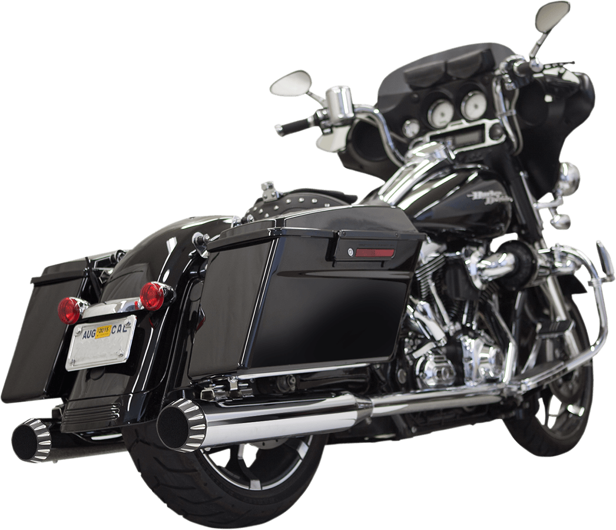 BASSANI-QNT Slip-On Mufflers / '95-'16 Bagger-Exhaust - Slip Ons-MetalCore Harley Supply