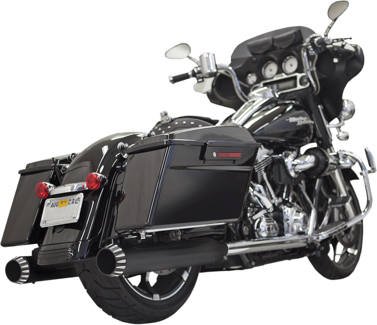 BASSANI-QNT Slip-On Mufflers / '95-'16 Bagger-Exhaust - Slip Ons-MetalCore Harley Supply