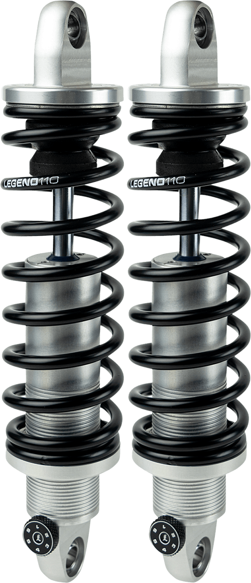 LEGEND SUSPENSION-12" REVO-A Adjustable Coil Suspension / '91-'17 Dyna-Shocks-MetalCore Harley Supply