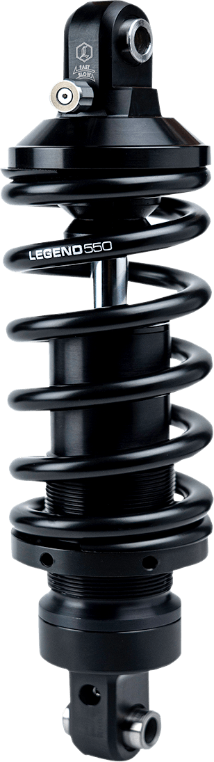 LEGEND SUSPENSION-13" REVO-A Adjustable Coil Suspension / M8-Shocks-MetalCore Harley Supply