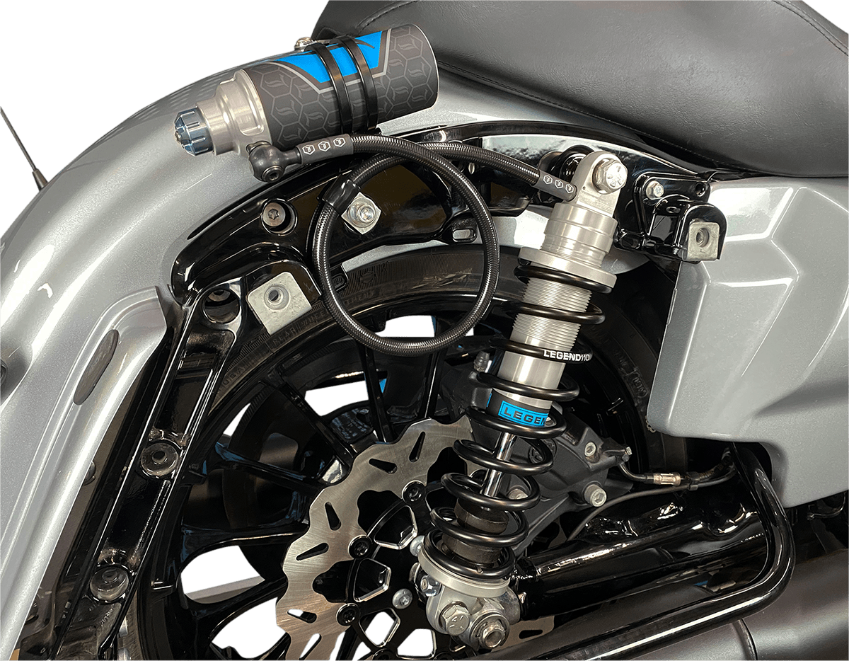 LEGEND SUSPENSION-REVO ARC Remote Reservoir FL Coil Suspension / '14 and Up FL-Shocks - Remote Reservoir-MetalCore Harley Supply