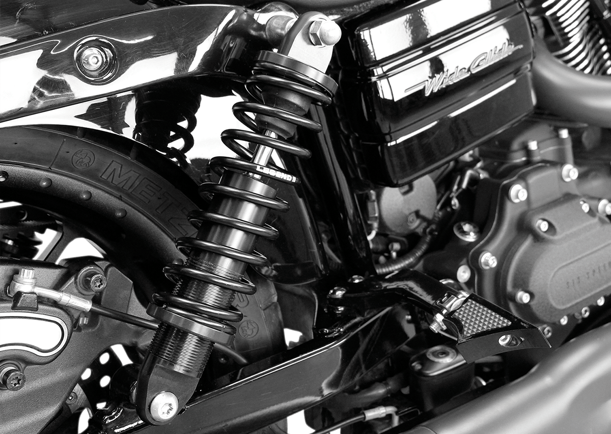 LEGEND SUSPENSION-REVO Coil Suspension / '99-'17 Dyna 12" - 13" - 14"-Shocks-MetalCore Harley Supply