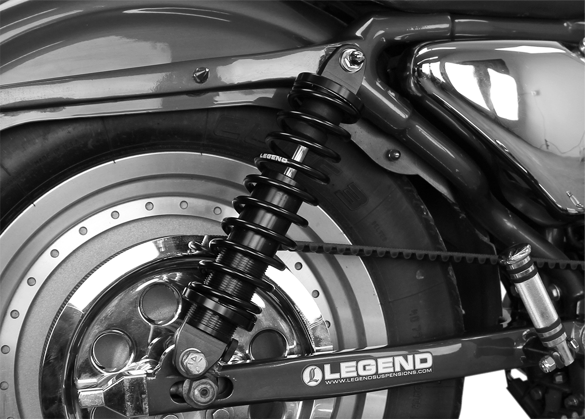 LEGEND SUSPENSION-REVO Coil Suspension / '04-'21 Sportster-Shocks-MetalCore Harley Supply