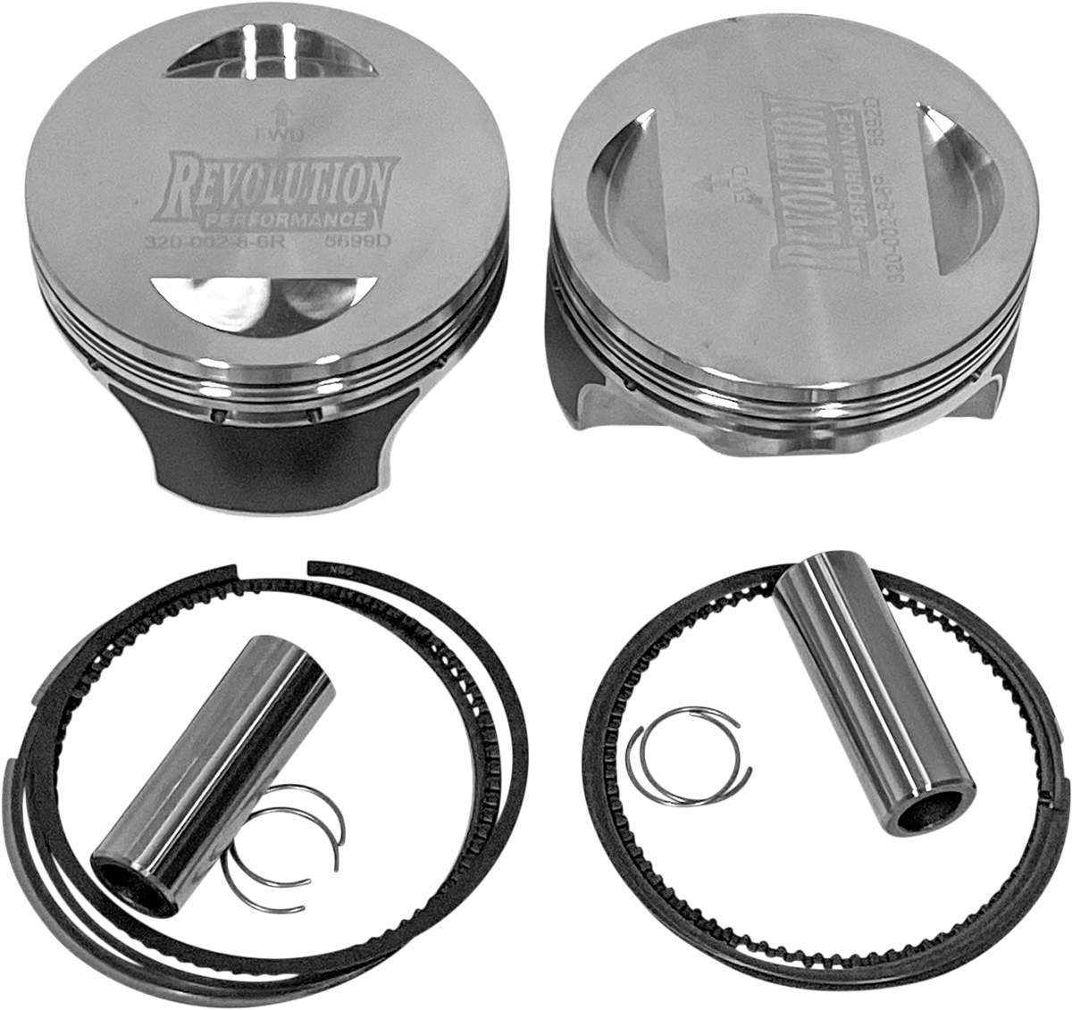 REVOLUTION PERFORMANCE-Big Bore Piston Kit | 85" | 92" | 100" | 109" EVO-Big Bore Kit-MetalCore Harley Supply