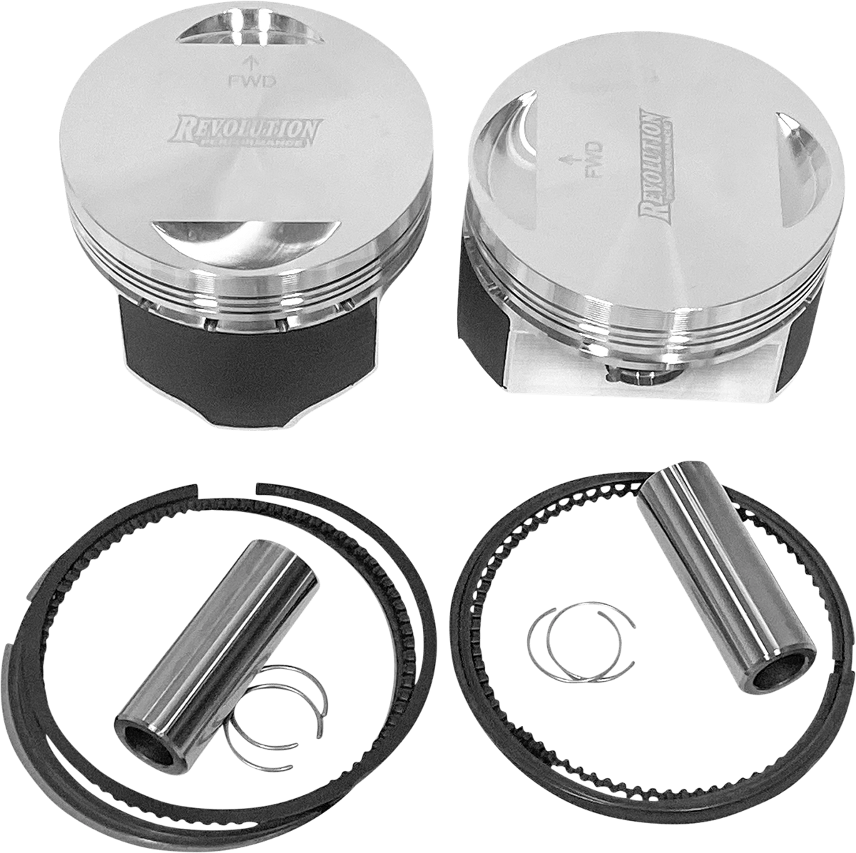 REVOLUTION PERFORMANCE-Big Bore Piston Kit | 85" | 92" | 100" | 109" EVO-Big Bore Kit-MetalCore Harley Supply