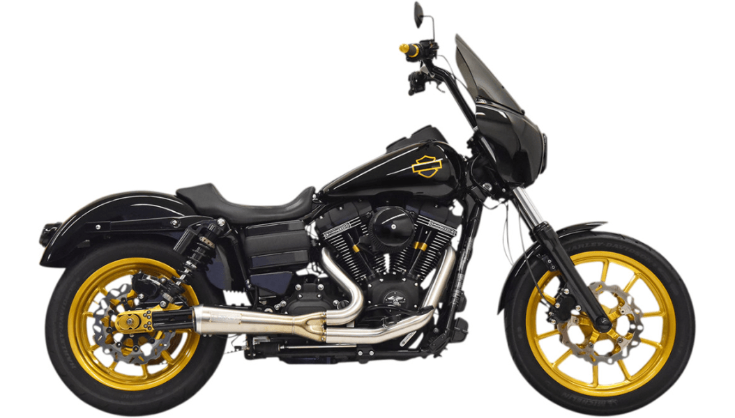 BASSANI-Ripper 2:1 Exhaust Systems / '06-'17 Dyna-Exhaust - 2 into 1-MetalCore Harley Supply