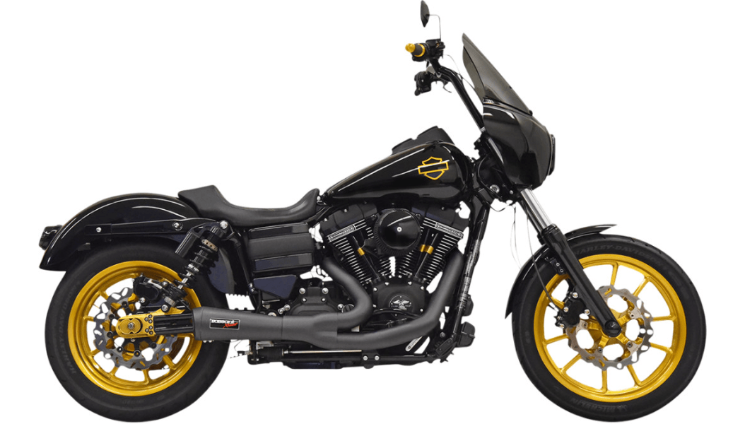 BASSANI-Ripper 2:1 Exhaust Systems / '06-'17 Dyna-Exhaust - 2 into 1-MetalCore Harley Supply