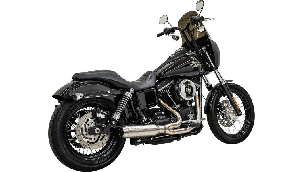 Bassani Ripper Super Bike 2-into-1 Exhaust for Harley Dyna