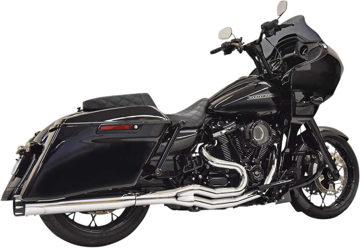 Bassani Road Rage 2-1フルエキマフラー【M8ツーリング】 Bassani Road Rage 2:1 High Horsepower Exhaust for Harley M8