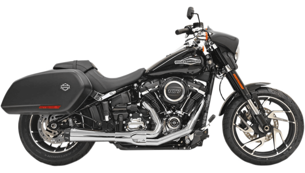 BASSANI-Road Rage 2:1 Exhaust 15 1/2" short / M8-Exhaust - 2 into 1-MetalCore Harley Supply