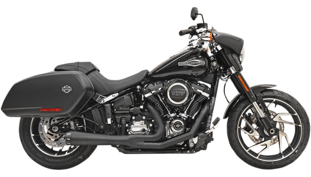 BASSANI-Road Rage 2:1 Exhaust 15 1/2" short / M8-Exhaust - 2 into 1-MetalCore Harley Supply