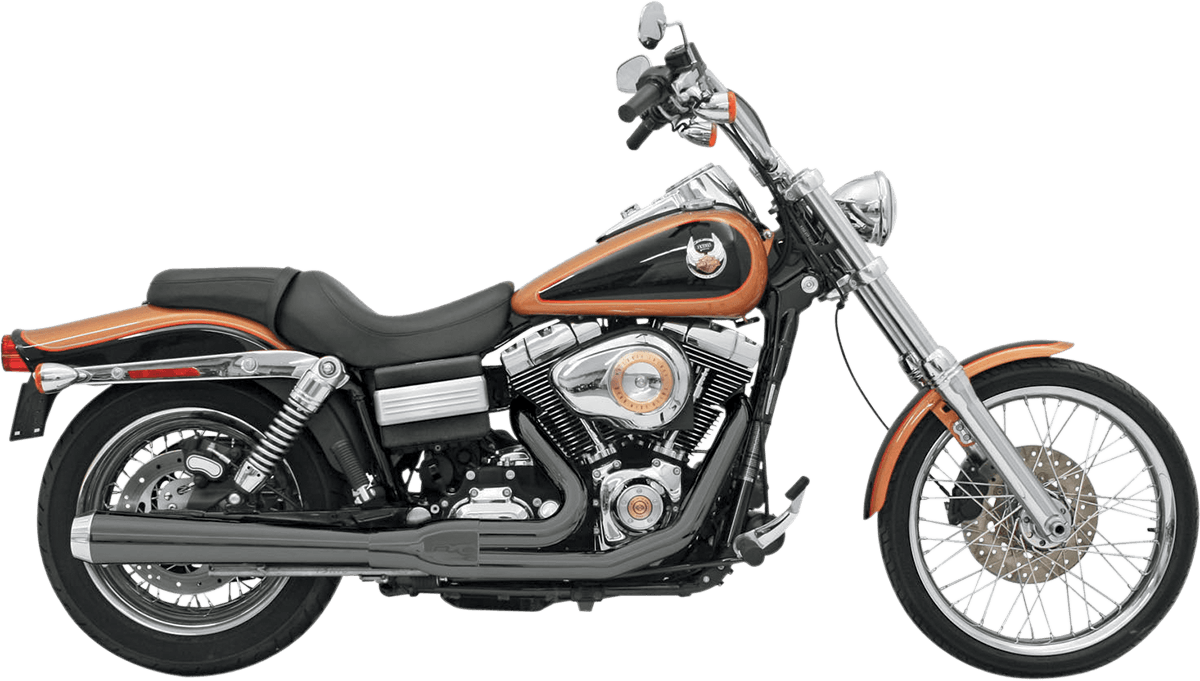 BASSANI-Road Rage 2:1 Exhaust System / '06-'17 Dyna-Exhaust - 2 into 1-MetalCore Harley Supply
