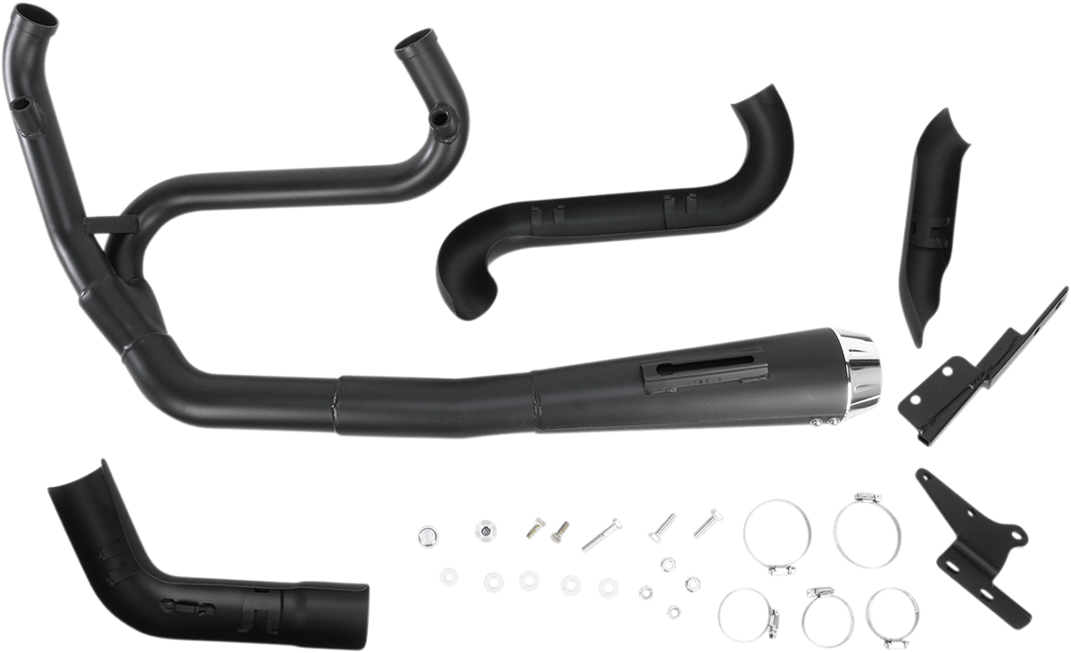BASSANI-Road Rage 2:1 Exhaust System / '91-'17 Dyna-Exhaust - 2 into 1-MetalCore Harley Supply