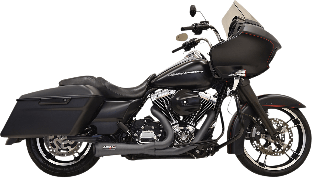BASSANI-Road Rage 2:1 Short Exhaust - TC-Exhaust - 2 into 1-MetalCore Harley Supply