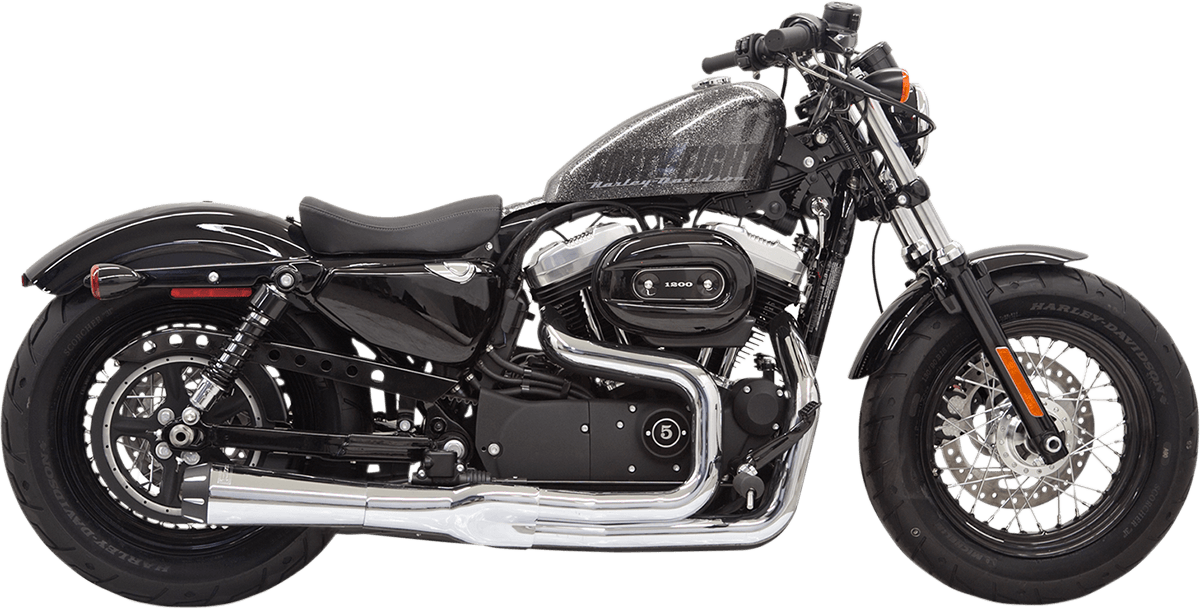 BASSANI-Road Rage II Mega Power 2:1 / '14-'19 Sportster-Exhaust - 2 into 1-MetalCore Harley Supply