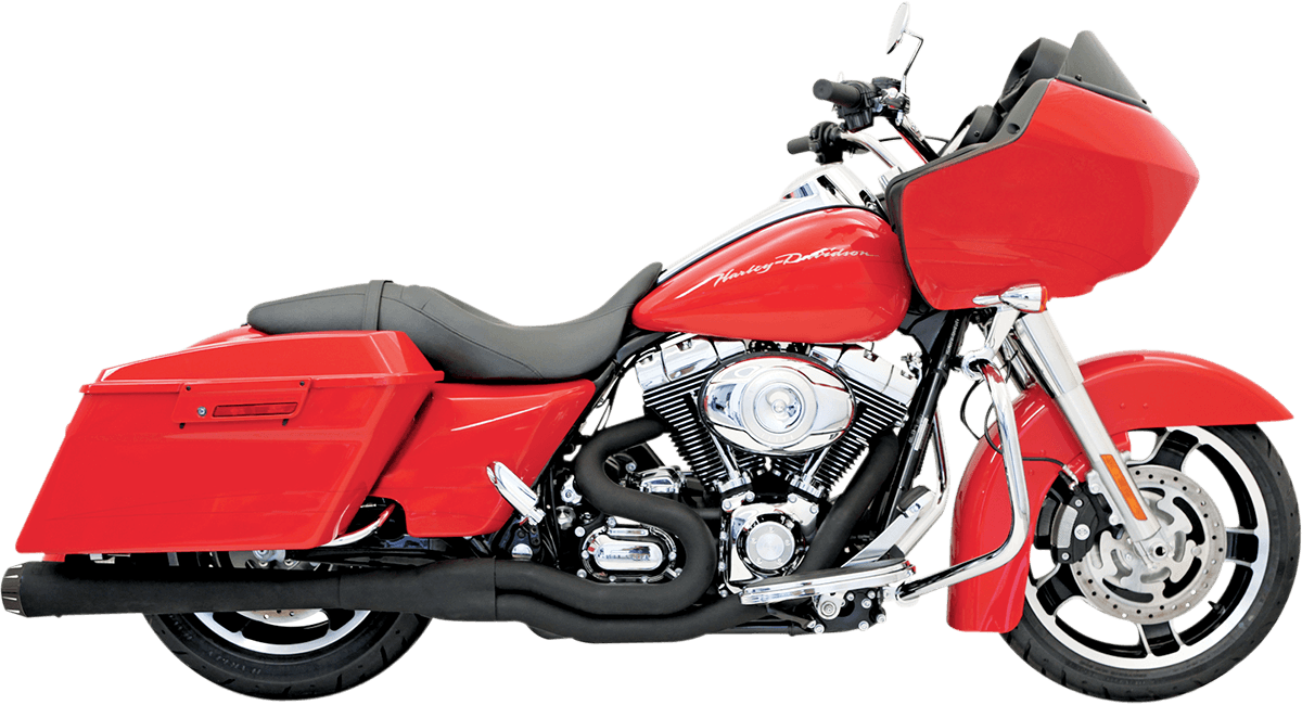 BASSANI-Road Rage II Mega Power 2:1 Touring Exhaust / '95-16 Bagger-Exhaust - 2 into 1-MetalCore Harley Supply