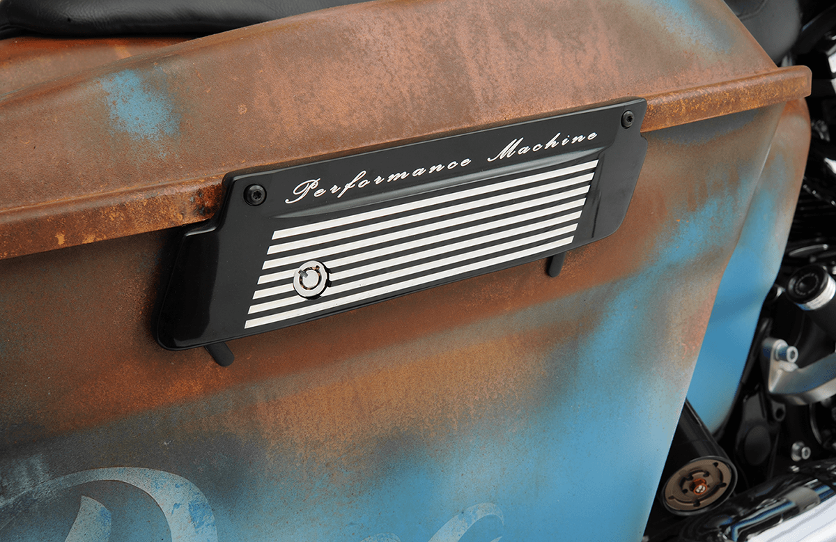 PERFORMANCE MACHINE-Saddlebag Latch Covers / '93-'13 Bagger-Latch Covers-MetalCore Harley Supply