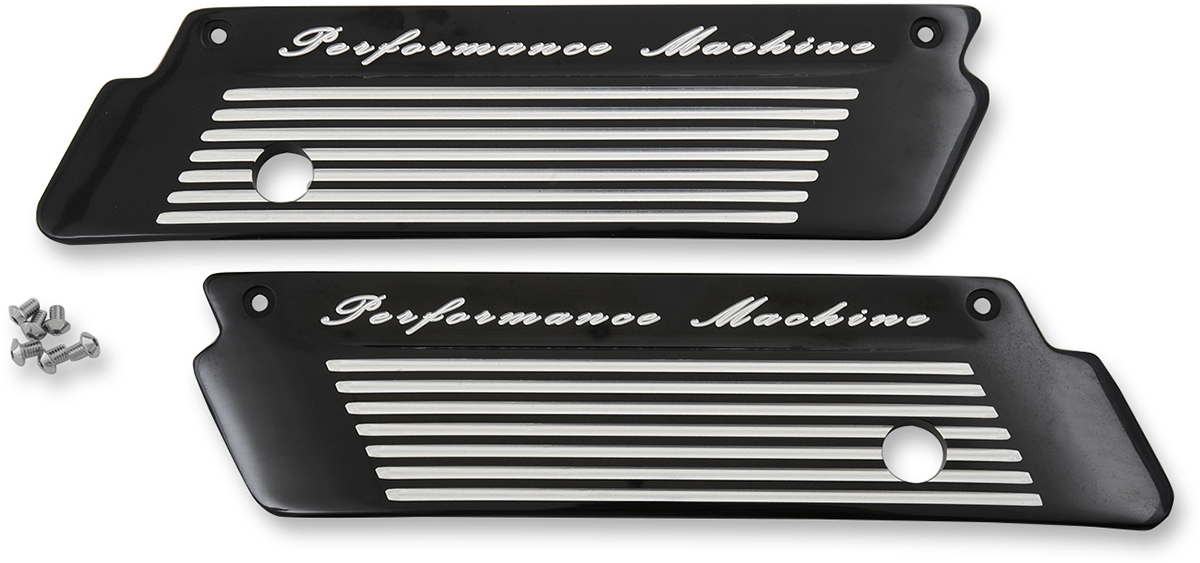 PERFORMANCE MACHINE-Saddlebag Latch Covers / '93-'13 Bagger-Latch Covers-MetalCore Harley Supply