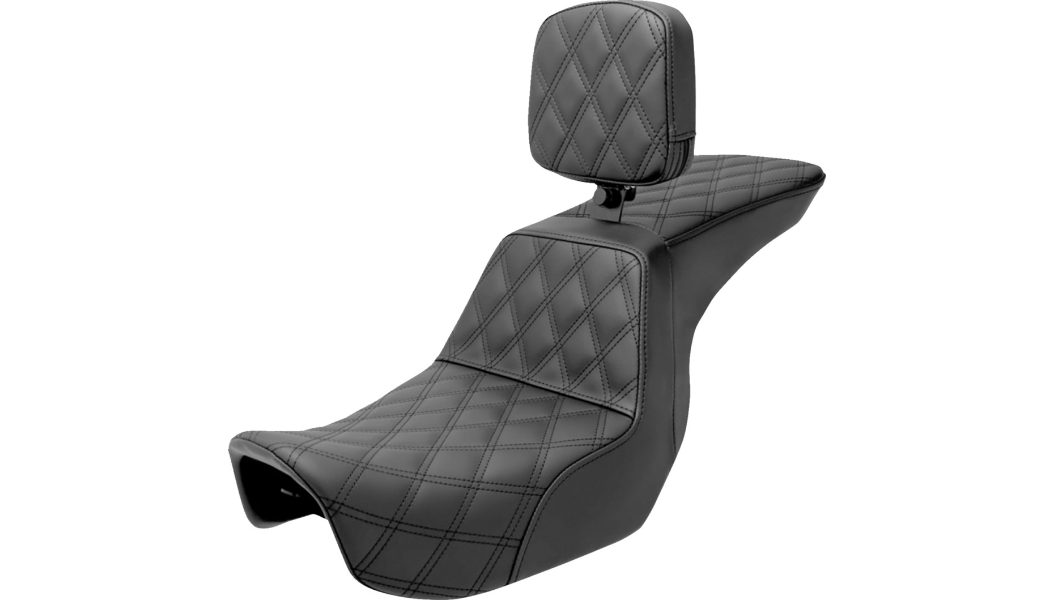 SADDLEMEN-Tour Step-Up Seat / '06-'17 Dyna-Seats-MetalCore Harley Supply