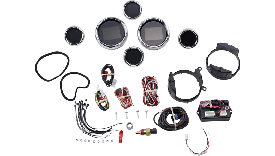 DAKOTA DIGITAL-Six Gauge MLX Instrument Package / '99-'03 Bagger-Gauges-MetalCore Harley Supply